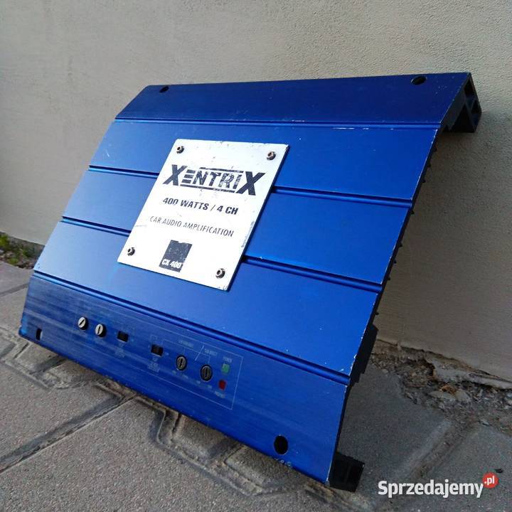 XentriX CX400 Wzmacniacz samochodowy 400 W 2x25A Ilość kanałów 4 Wzmacniacze Świebodzice