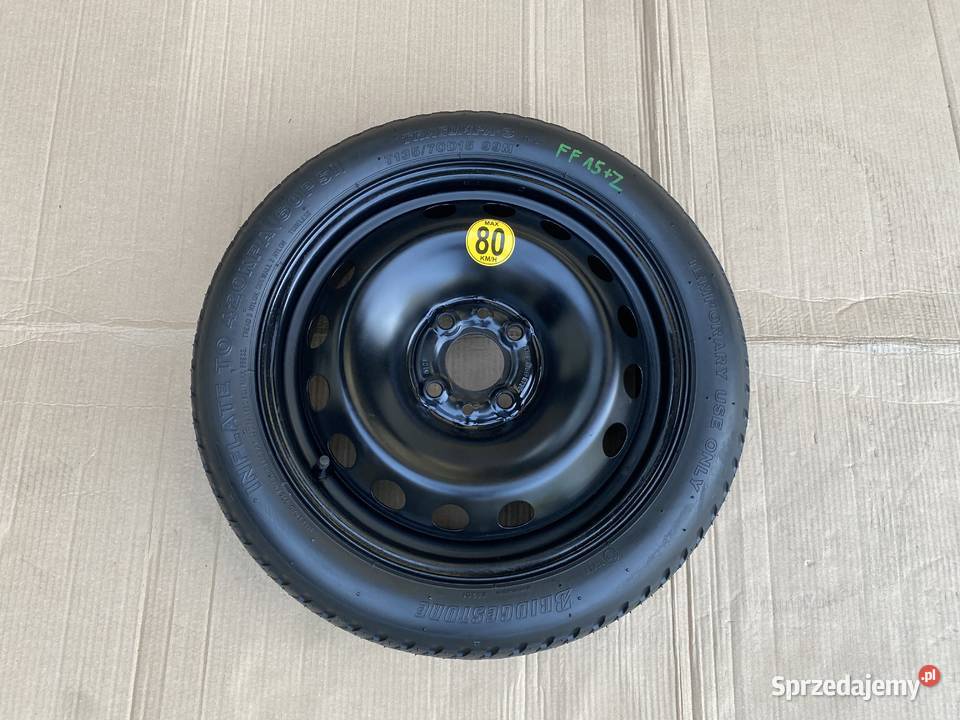 ORGINALNE Koło dojazdowe dojazdówka 15 Fiat 4x98 Miejska Górka