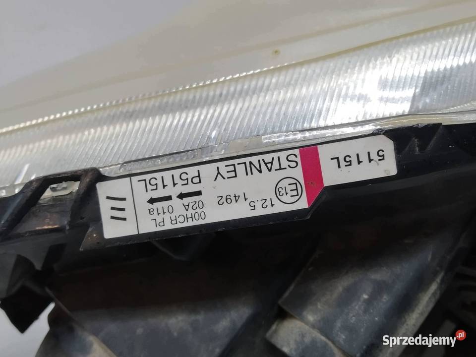 LAMPA PRZÓD LEWA EU P5115L Mazda 5 I 20052010