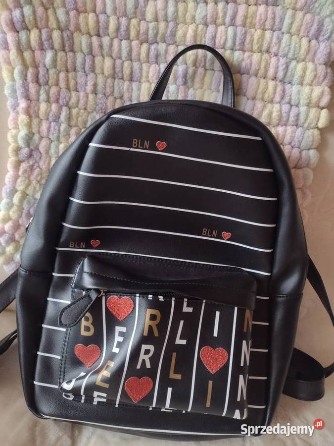 Skórzany bogato zdobiony plecak z Londynu Top Dla kobiet Dodatki Kraków