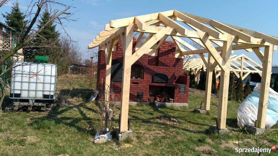 Wiata garażowa 105 garaż drewniany Kozienice sprzedam