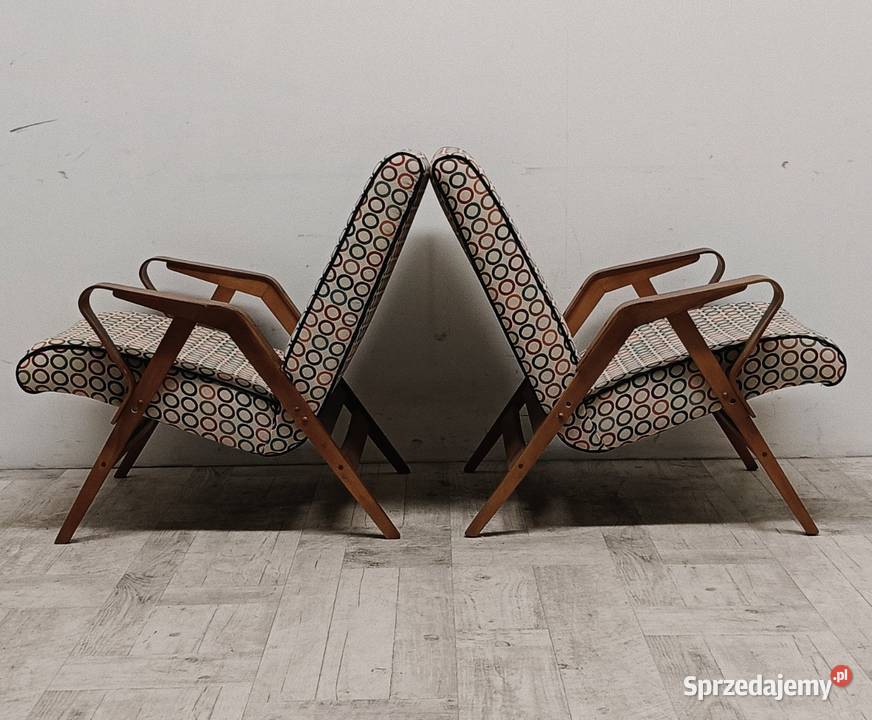 fotel fotele Tatra Czechosłowacja lata 60te