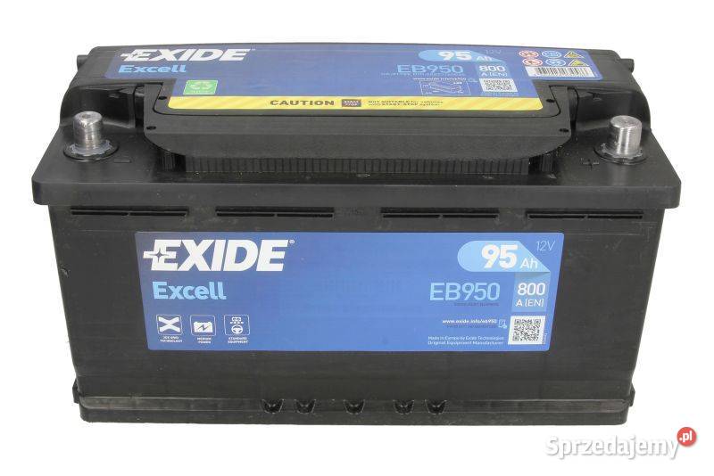 Akumulator Exide Excell 95Ah 800A EB950 mazowieckie Warszawa