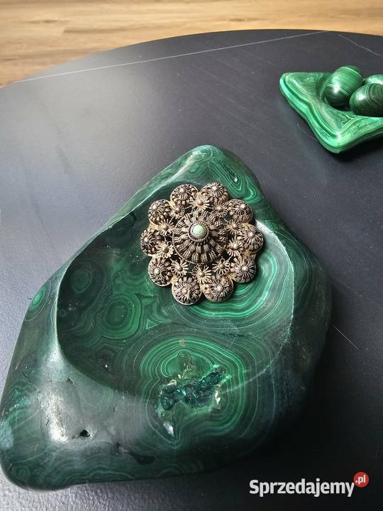 Broszka srebrna filigran