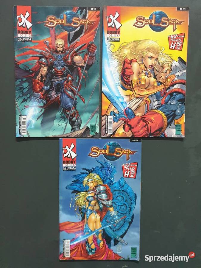 Soul Saga kompletna miniseria 3 komiksy 2004 Gdynia