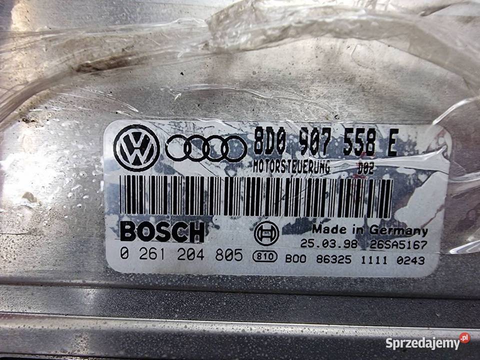 KOMPUTER SILNIKA ECU VOLKSWAGEN PASSAT B5 Lipno sprzedam