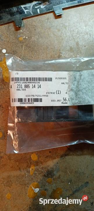 Elementy zderzaka Mercedes listwy na zderzak śląskie