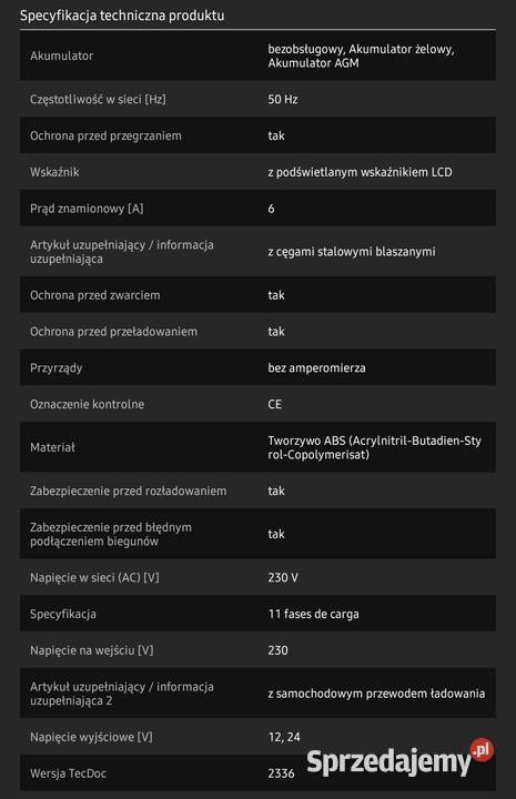 Prostownik inteligentny automatyczny ABSAAR EVO1
