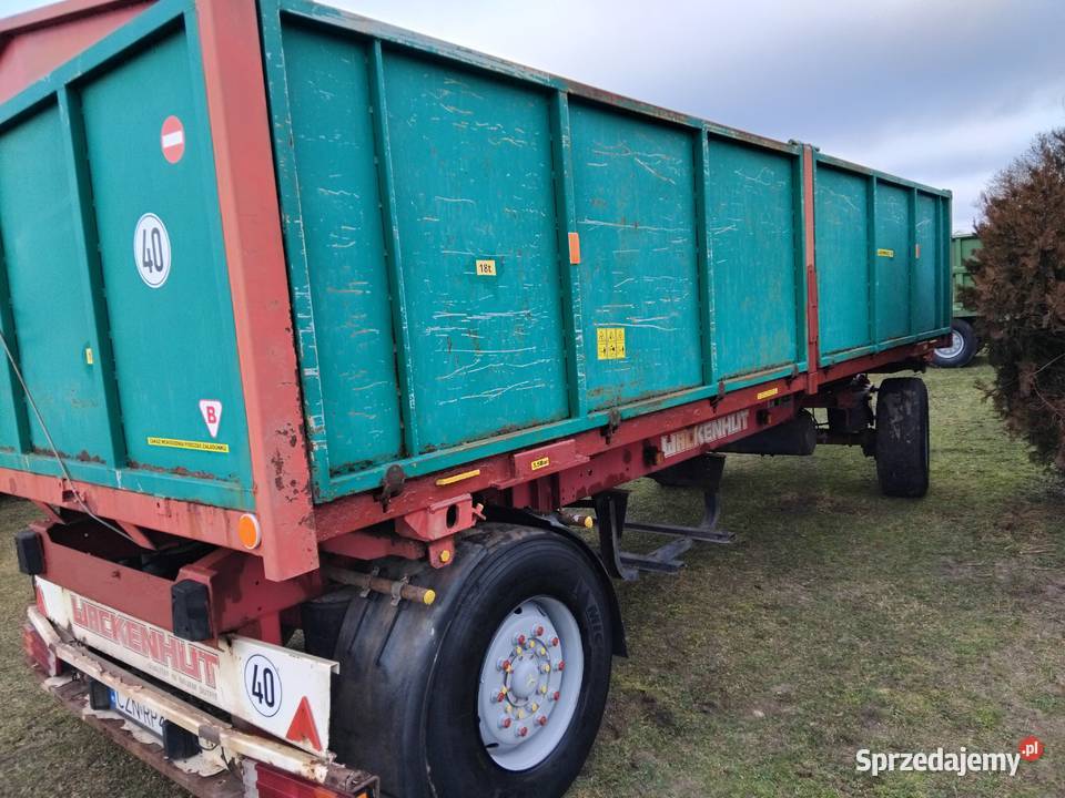 Przyczepa wywrotka 15 tonowa transport Bełchatów