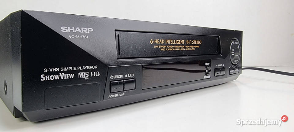 Video magnetowid SHARP VC MH 761 VCMH761 S VHS Magnetowidy Międzychód sprzedam