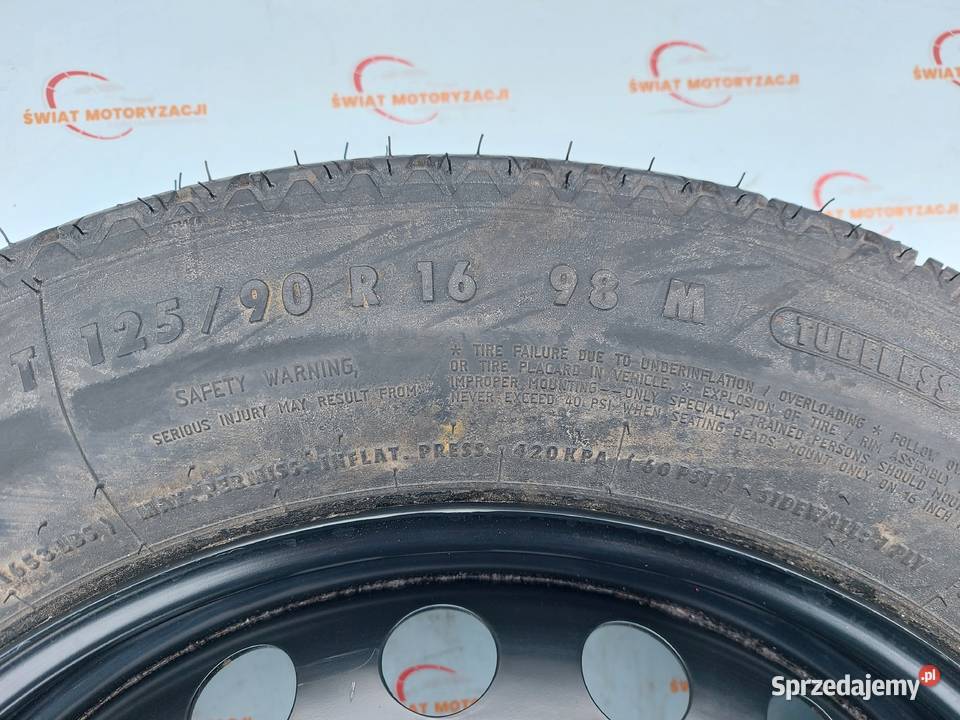 MERCEDES W203 koło dojazdowe 1259016 98M ET17 świętokrzyskie Kielce