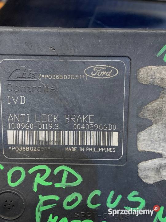 Pompa ABS Ford MK2 wiele modeli Mazda 3 wielkopolskie Margonin
