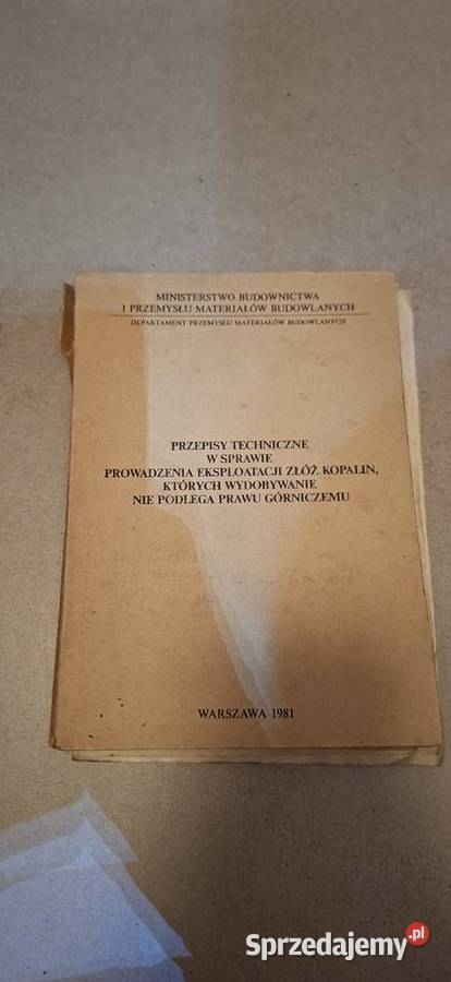 Przepisy techniczne prowadzenia eksploatacji wielkopolskie Łęczyca sprzedam