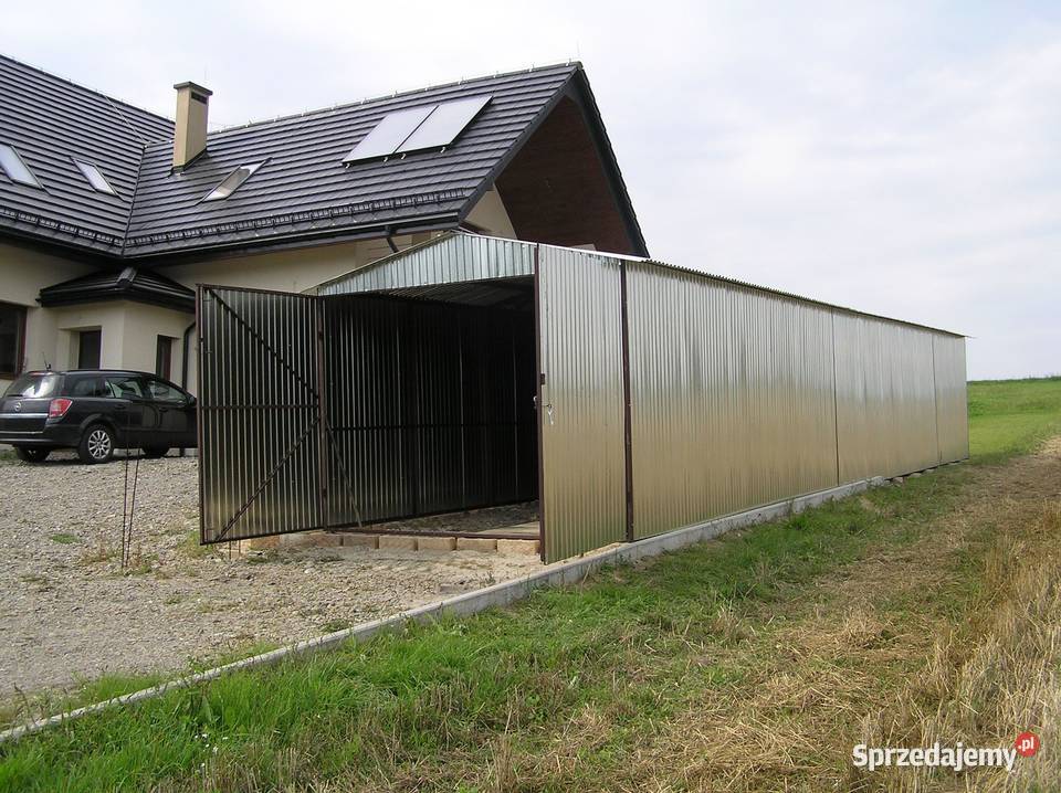 Garaż Blaszak Magazyn Wiata 135x33 Z PODWÓJNĄ Sułów