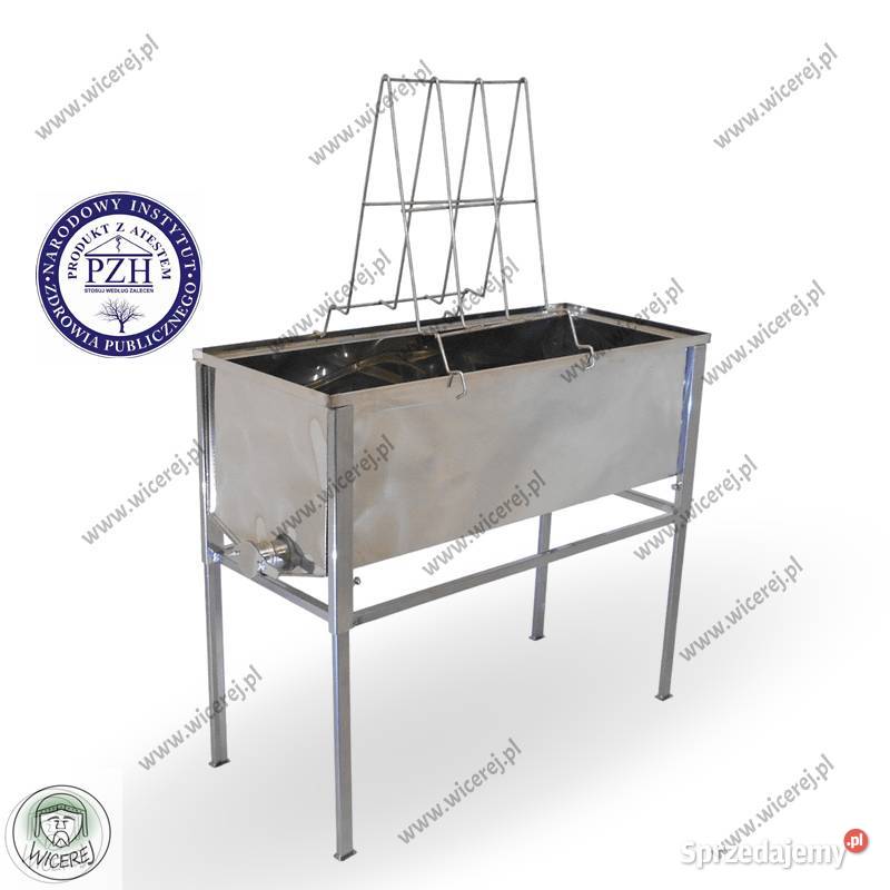 Stół do odsklepiania 1m Wielkopolski Nierdzewny Pszczelarstwo Jaśliska