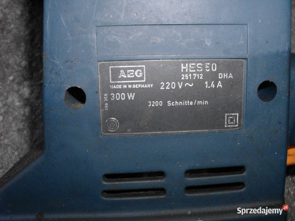 Nożyce elektryczne do żywopłotu AEG Hes50 Gdańsk