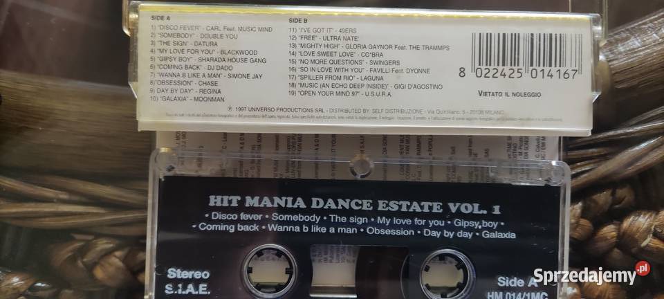 Unikat włoski składak Hit Mania Dance Estate 97 Gliwice