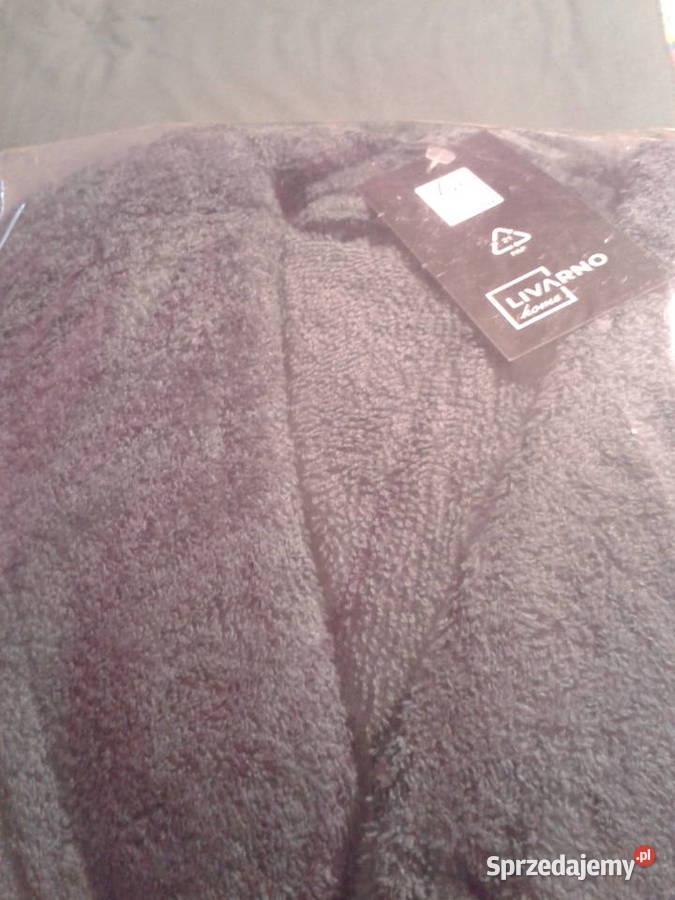 SZLAFROK damski męski unisex z paskiem Wołczyn