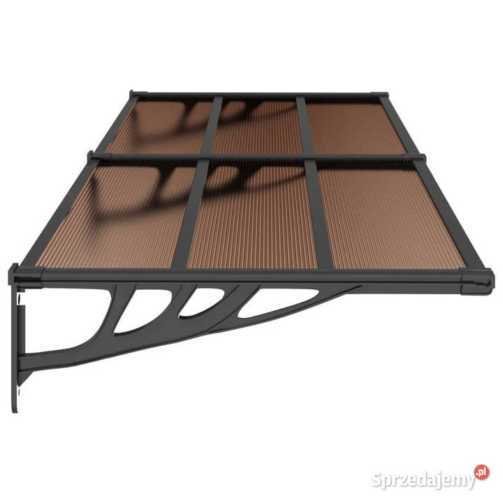 Daszek drzwi czarny 239x90 poliwęglan WM153700 Warszawa