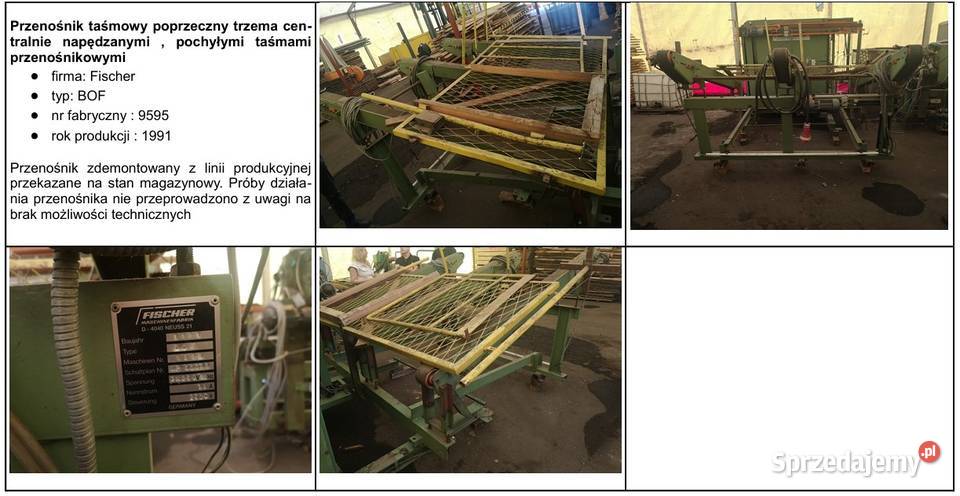 Linia do sztaplowania pakowania firmy FISCHER opolskie Rogalice