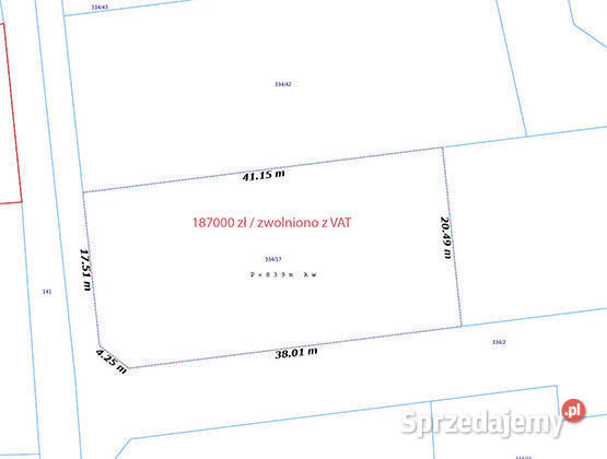 Działka budowlana morzem Chłopy sprzedam