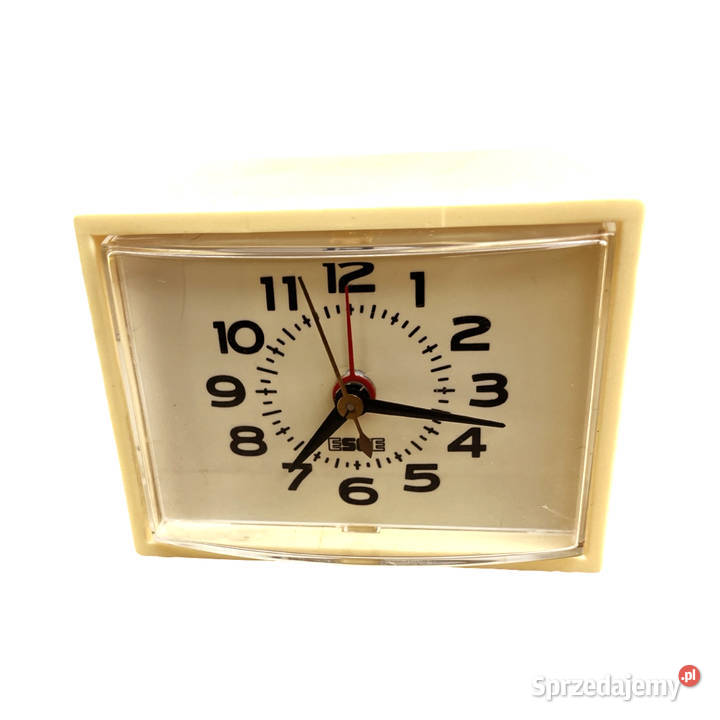 Modernistyczny budzik elektryczny ESGE Niemcy Warszawa