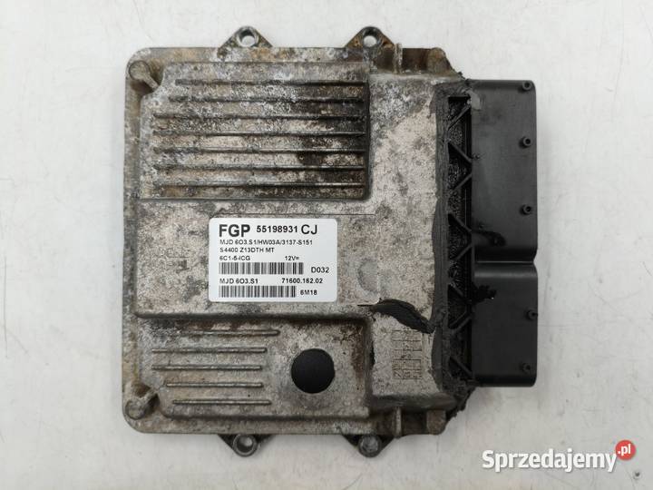 Sterownik Silnika Opel Corsa D 13 CDTI 55198931 osobowe mazowieckie Wyszków