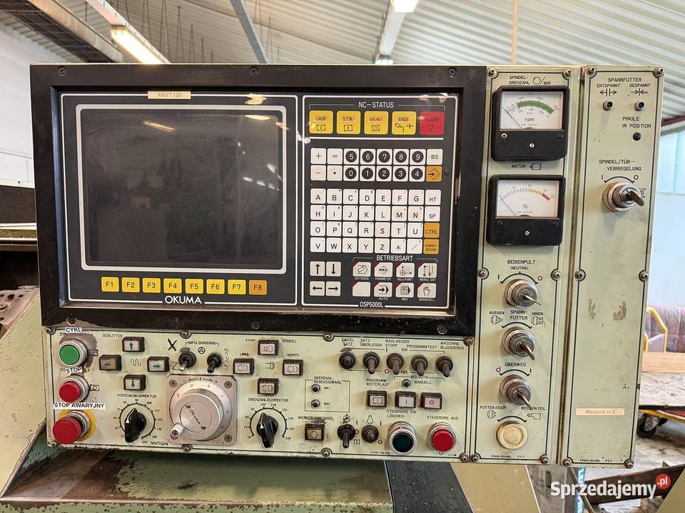 Tokarka Okuma LB 15 CNC Tarnowskie Góry sprzedam