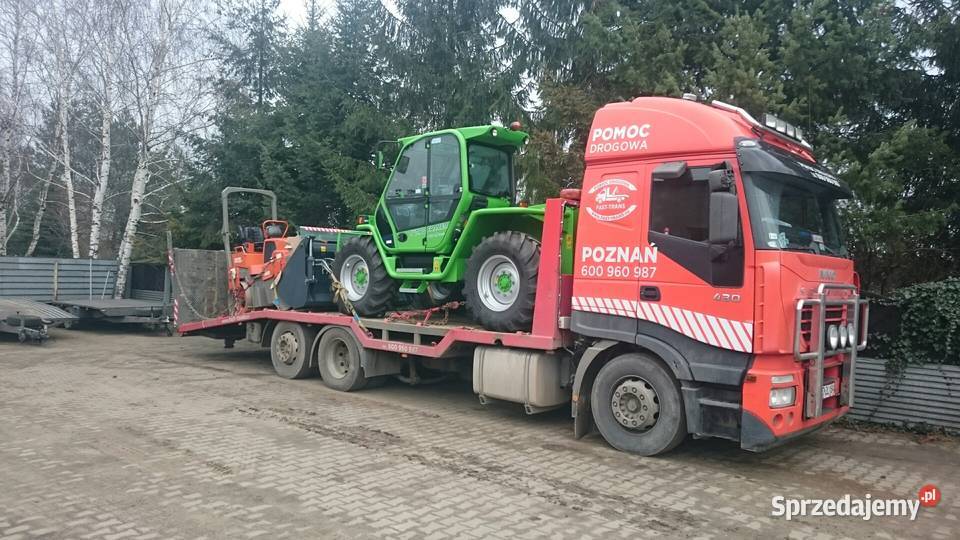 Transport traktorów opryskiwaczy przyczep zwyżki Pozostałe Transport Poznań