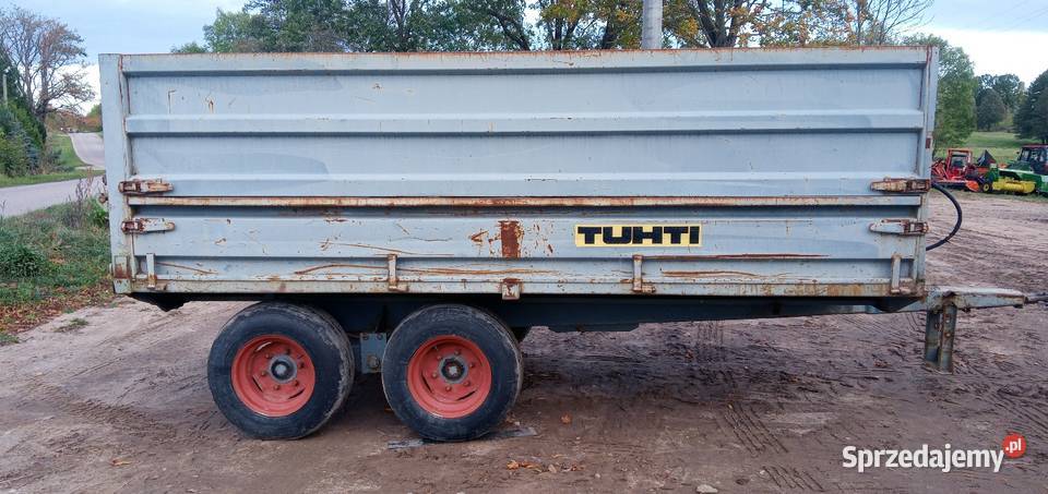 Tuhti M8 Przyczepa Wywrotka Rolnicza 8000 Przyczepy rolnicze Szołtany