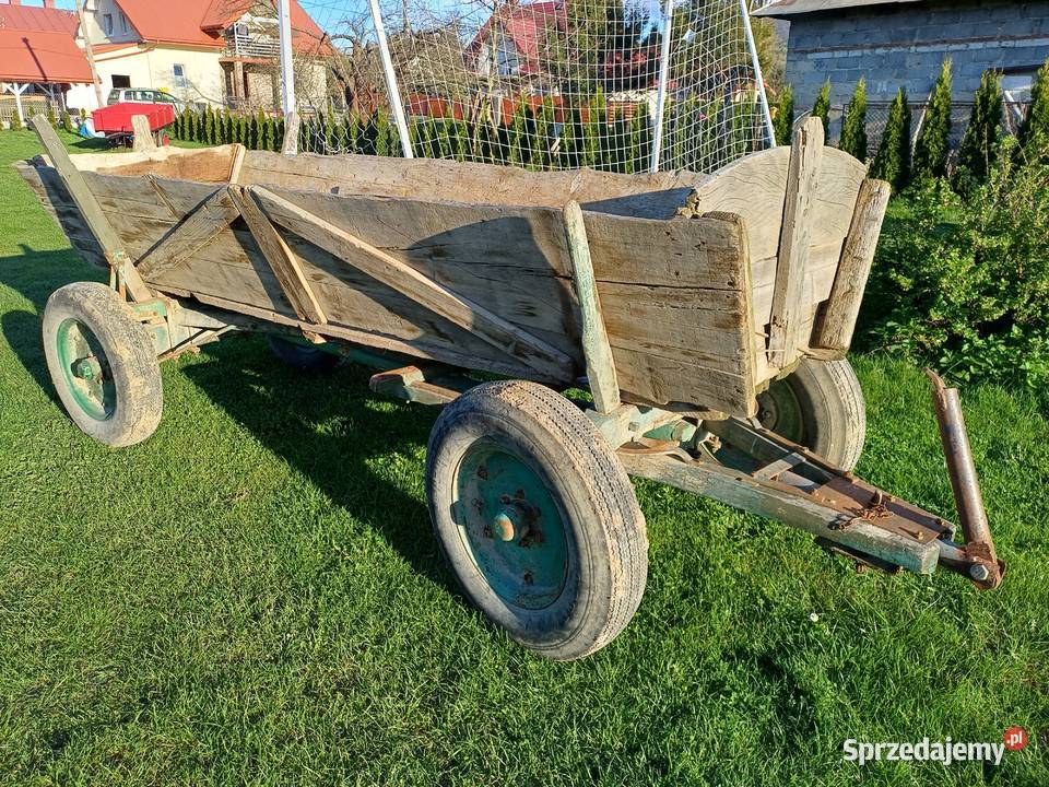 przyczepa przyczepka sam pług dwuskibowy Krosno