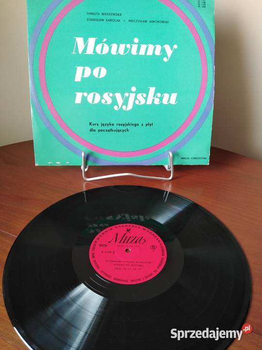 Płyta winylowa mówimy rosyjsku 1980 dolnośląskie Wałbrzych