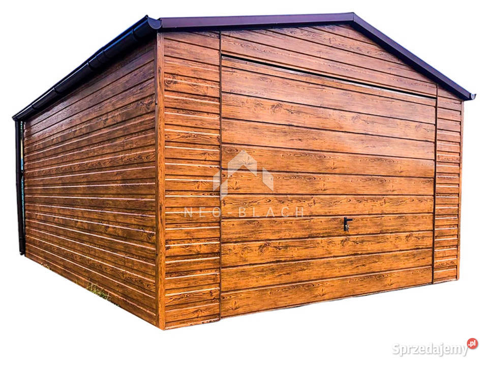 Garaż Blaszany 4x5m Brama Uchylna Drzwi Rynny mazowieckie Radom