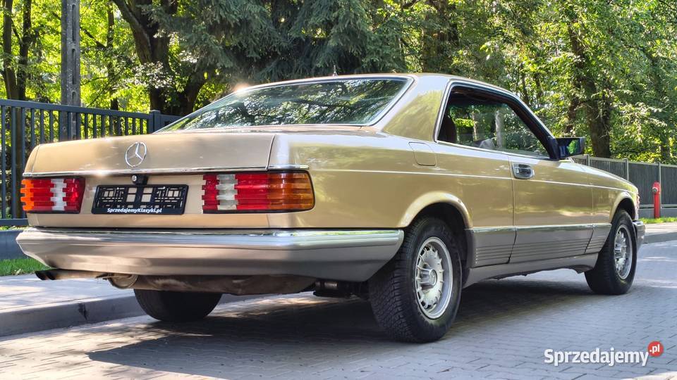 MERCEDESBENZ C126 380 SEC COUPE ZŁOTY METALIK Rok produkcji 1989 Motoryzacja