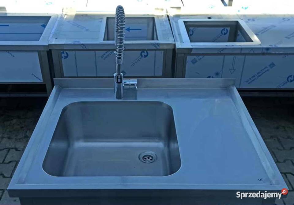 Zlew 1 Komorowy z Półką STALGAST 907085 S 1203O