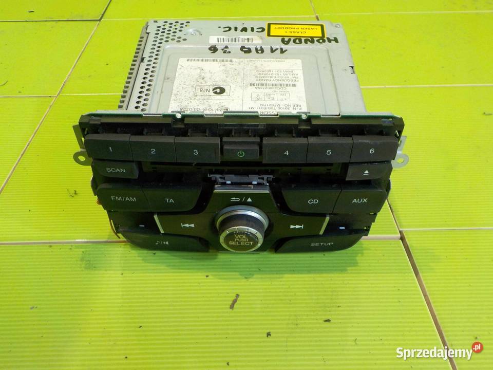 HONDA CIVIC IX 12r radio CD 39100TV0E011M1 Radioodtwarzacze Suków