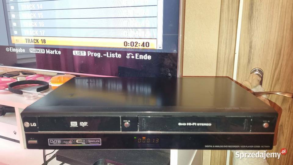 MAGNETOWID NAGRYWARKA VHS DVD Recorder LG Warta