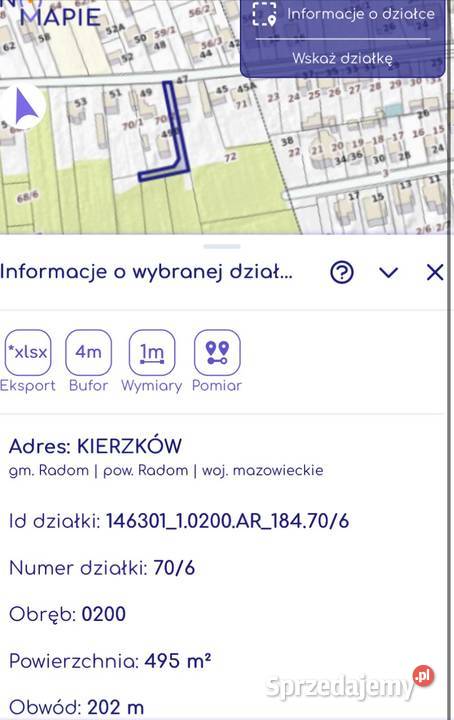 Działka Marglowa Radom 10 198 m2 budowlana
