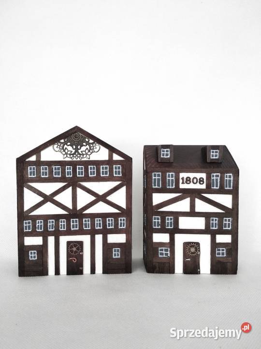 Szachulcowy duet z historią dekoracja z drewna i