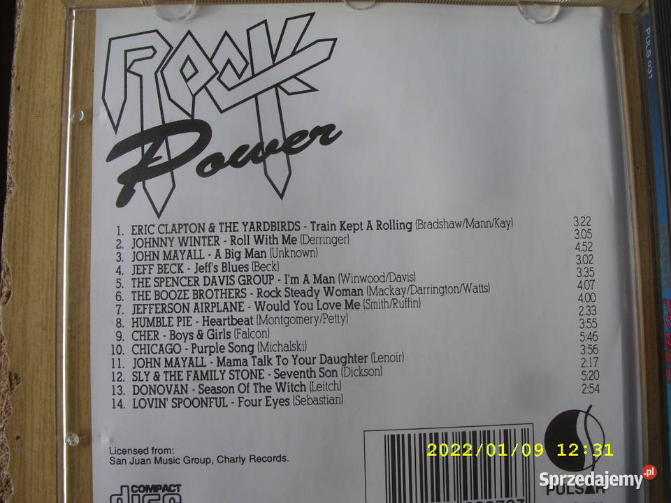 cd Rock power Pulsar Płyty i kasety Wołów