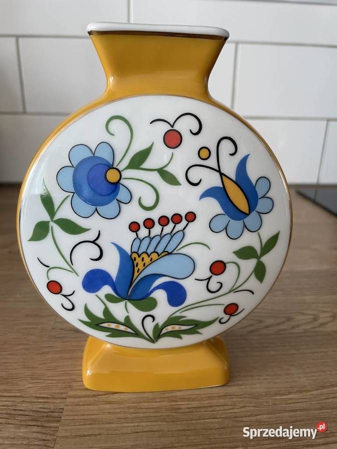 Lubiana wzór kaszubski wazonik Pruszcz Gdański