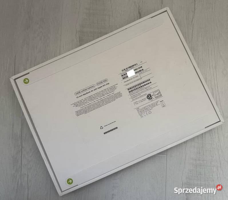 MacBook Air 13 M3 24512Gb Warszawa sprzedam