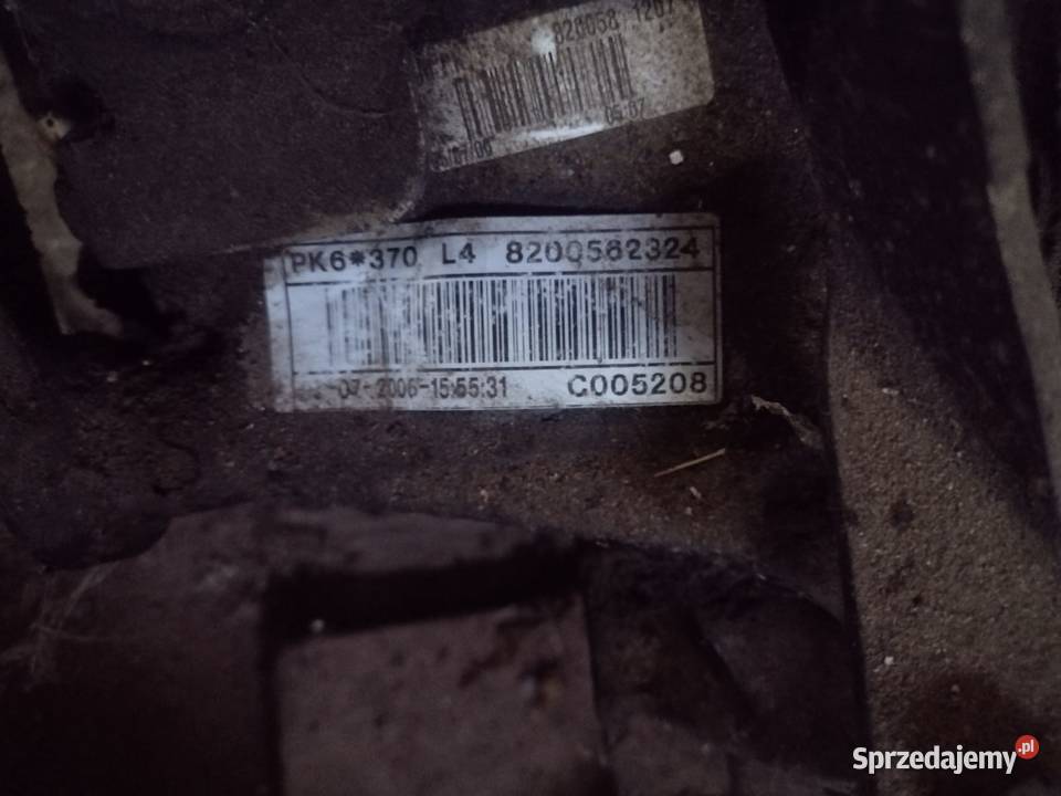 Skrzynia biegów Renault Master Movano Interstar Gąsawa