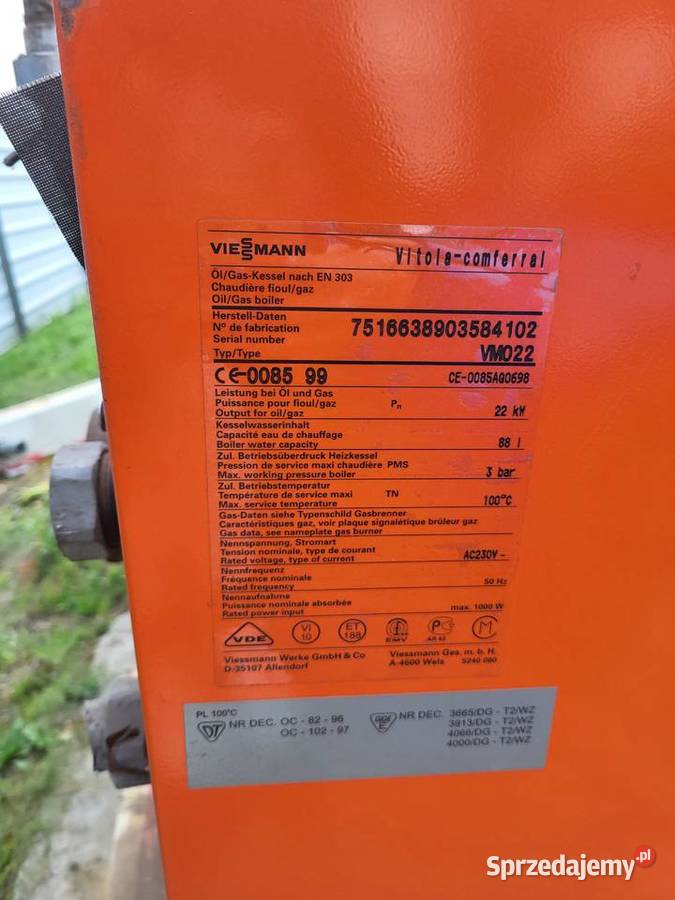 Piec olejowy Viessmann Vitolacomferral lubelskie Puławy