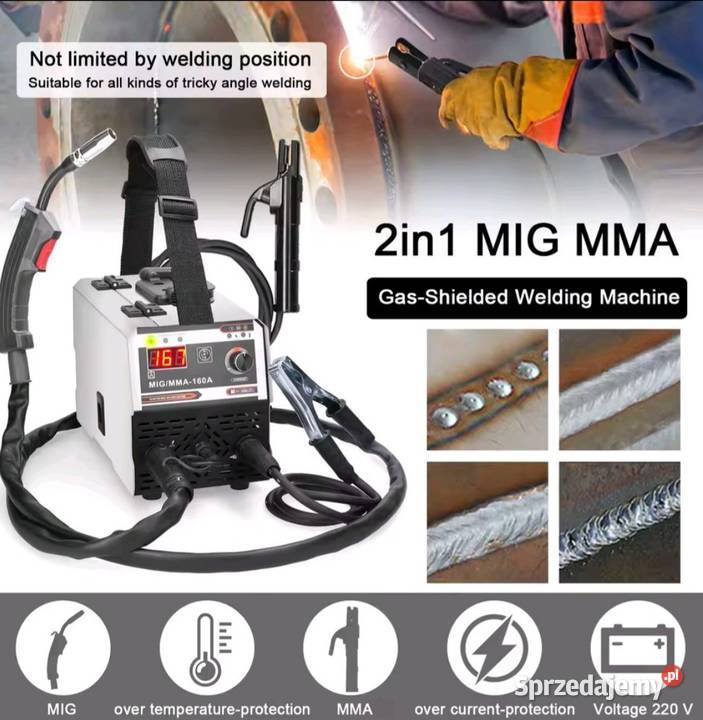 Spawarka 2w1 migomat elektroda 160A Nowa wielkopolskie Trzcianka