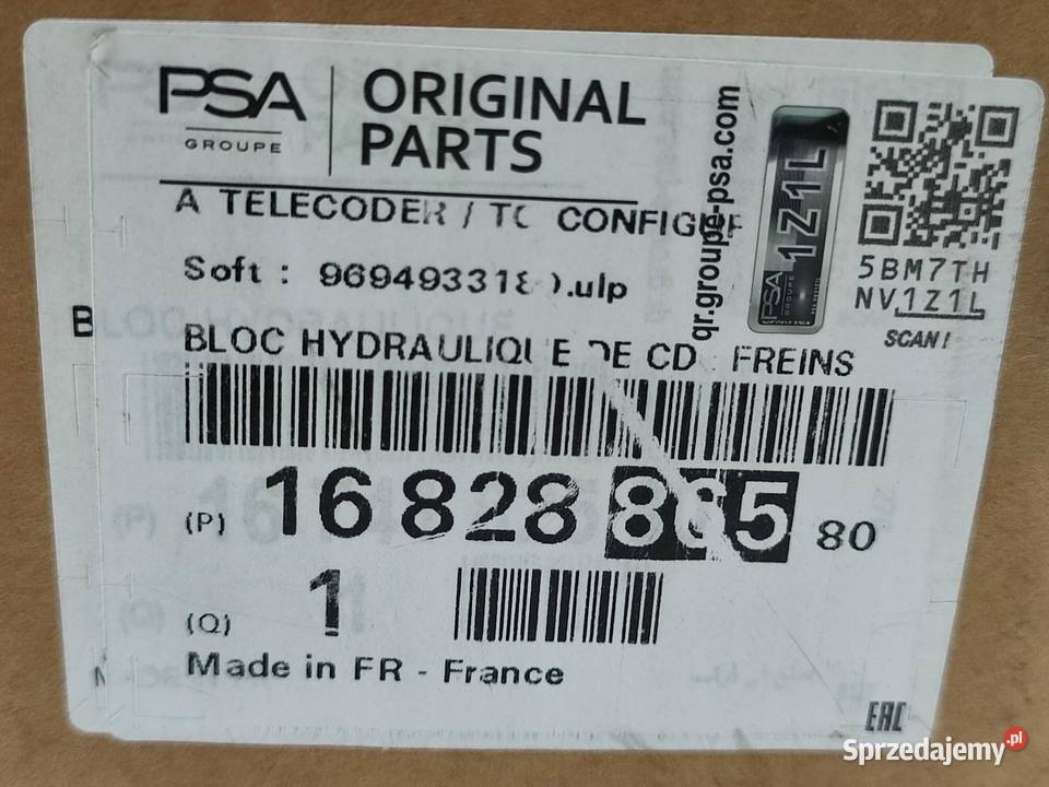 POMPA HAMULCOWA ABS CITROEN C3 AIRCROSS 20172024 osobowe