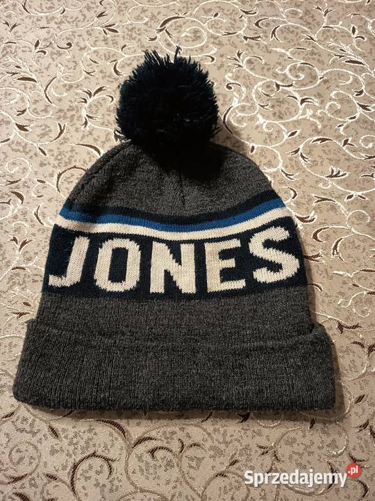Męska Czapka Zimowa Beanie Jack Jones Szara z Moda i Styl Suwałki