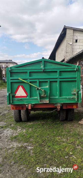 Przyczepka rolnicza jednososiowa 4 tony sprzedam