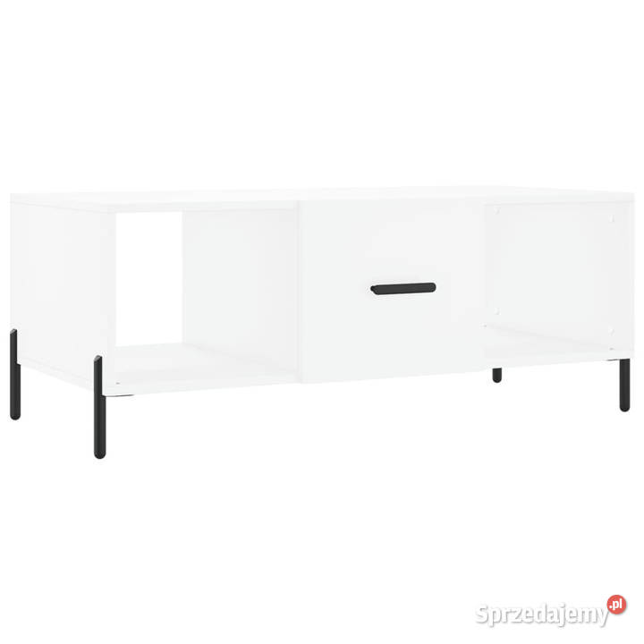 Stolik kawowy biały 102x50x40 materiał Warszawa