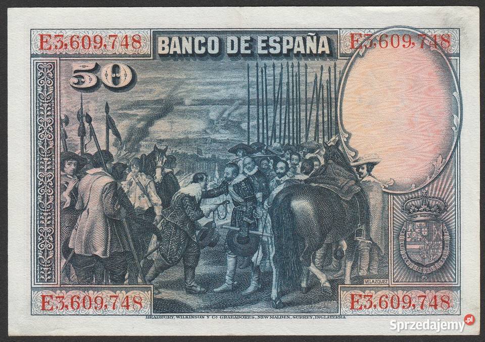 Hiszpania 20 peset 1928 VELAZQUEZ Numizmatyka Łódź